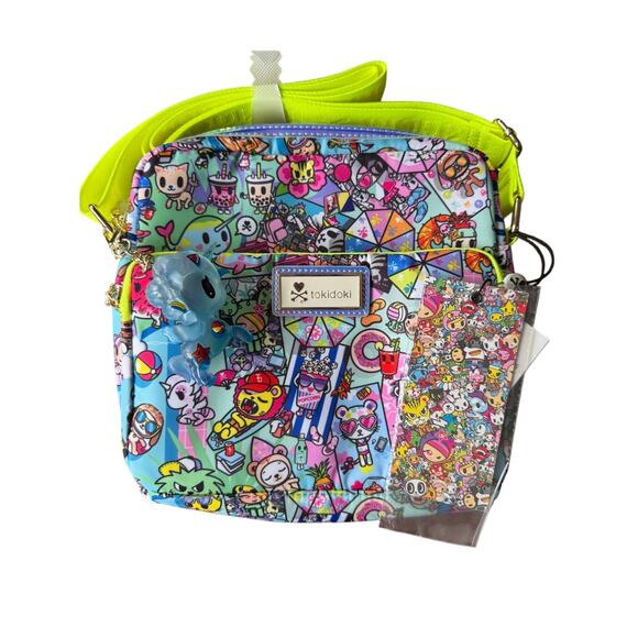 Rare tokidoki Pool Party Crossbody Bag with Unicorno Keychain Charm - NWT - Picture 1 of 5